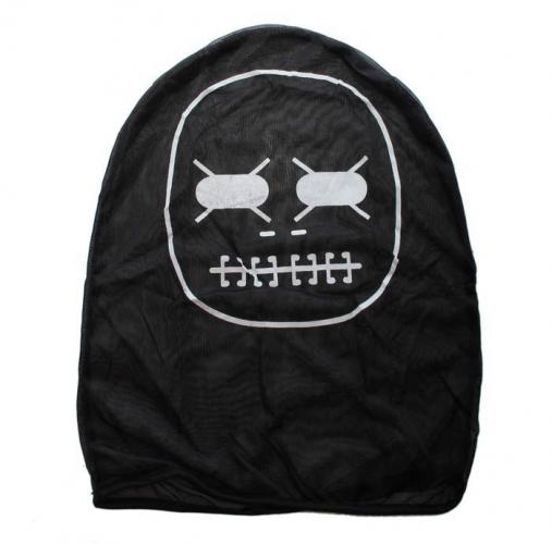 Черная маска с черепом - купить 