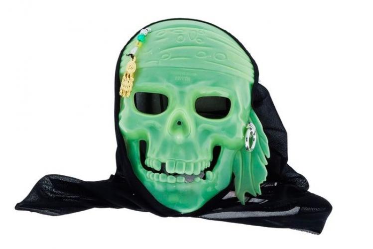 Маска Пират с накидкой, светоотражающая - купить 