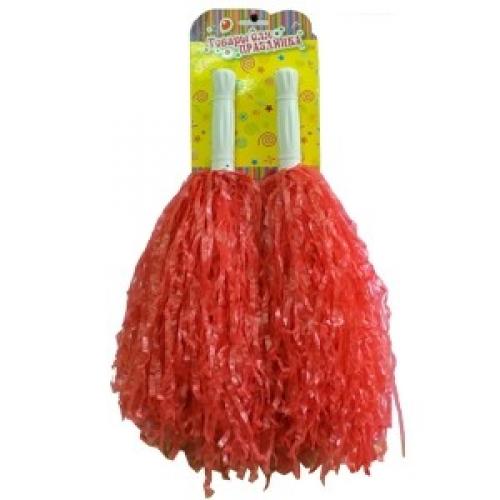 Помпоны красные - купить 