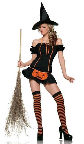 Костюм ведьмы с тыквой - купить 