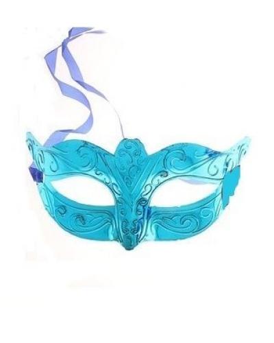 Голубая маска с узором - купить 