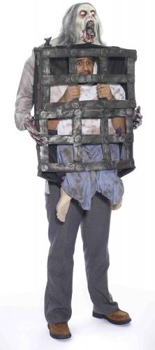 Костюм человека в клетке у зомби - купить 