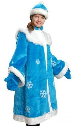 Костюм снегурочки меховой