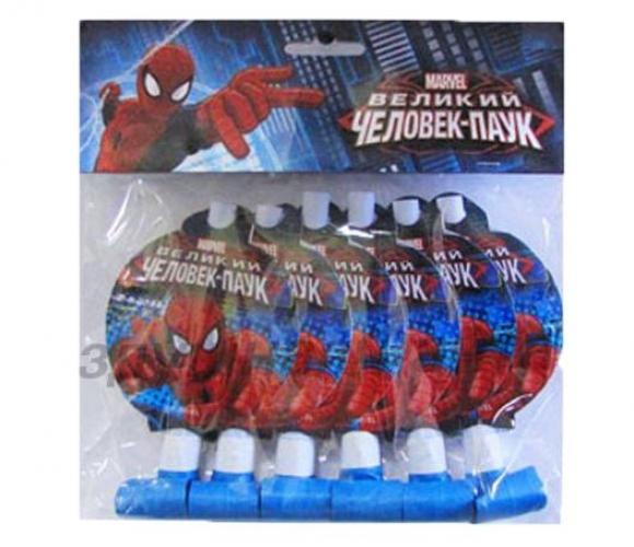 Набор язычков-гудков Человек паук - купить 