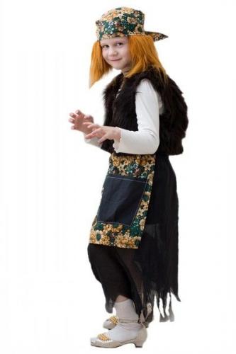 Детский костюм Бабы Яги с горбом - купить 