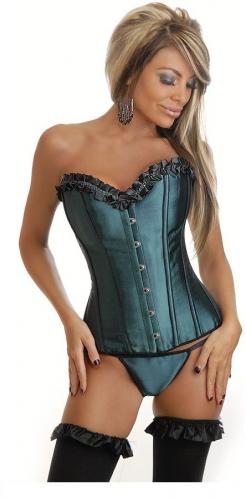 Темно-бирюзовый корсет - купить 