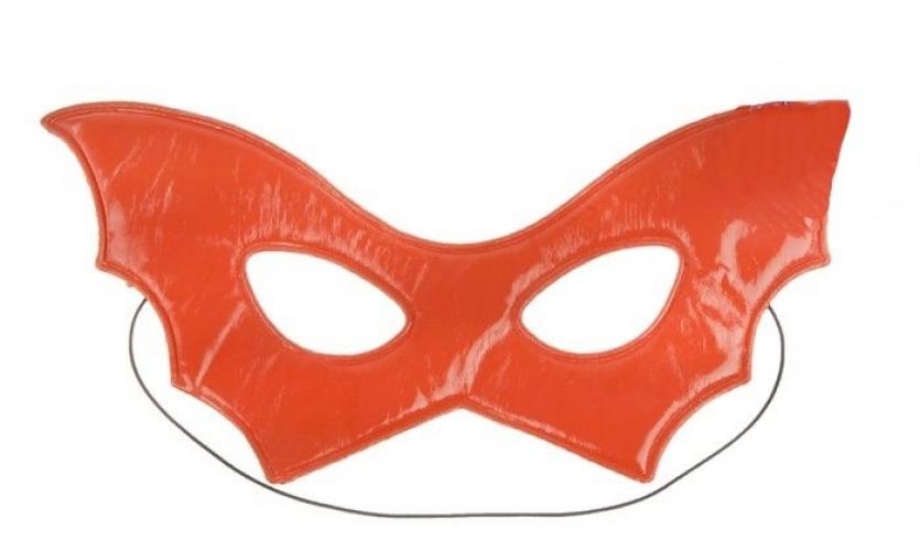 Маска в форме летучей мыши красная - купить 