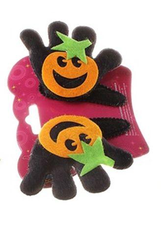 Черные заколки с тыквой - купить 