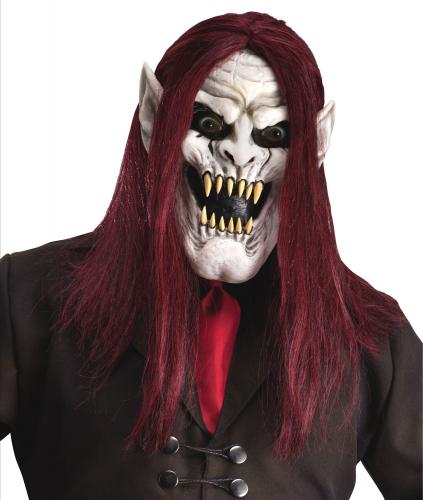 Маска демонического вампира белая - купить 