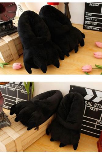 Черные мягкие лапы с когтями - купить 