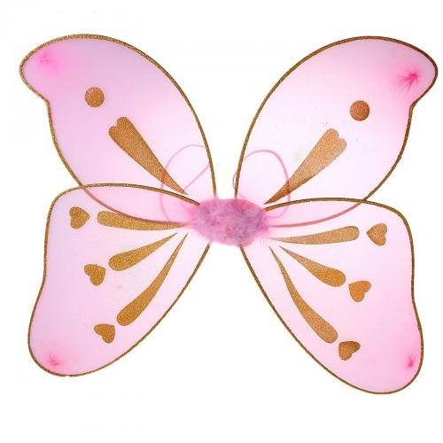 Розовые крылья бабочки с узорами - купить 