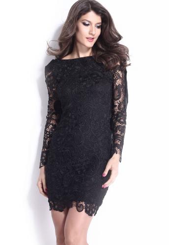 Черное винтажное платье - купить 