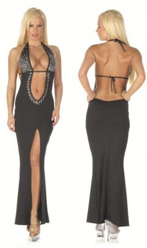 Платье длинное с камнями - купить 