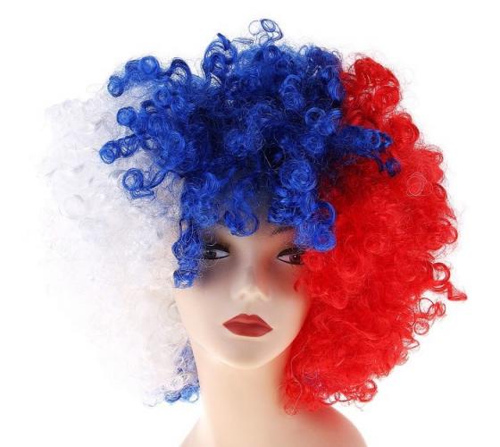 Клоунский парик Флаг России - купить 