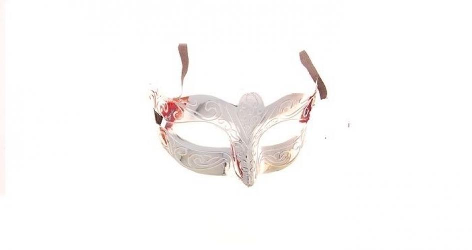Серебристая маска с узором - купить 