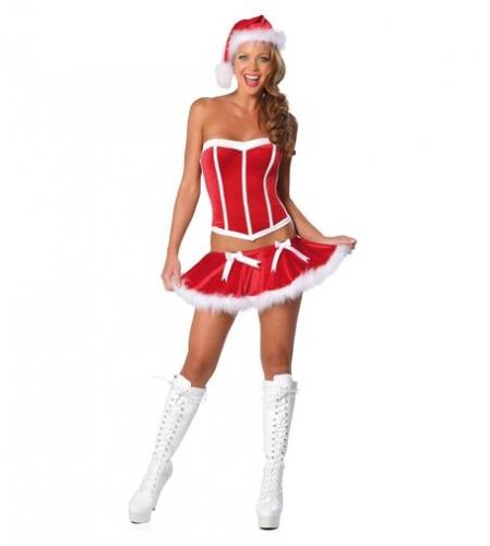 Костюм снегурочки кокетки - купить 