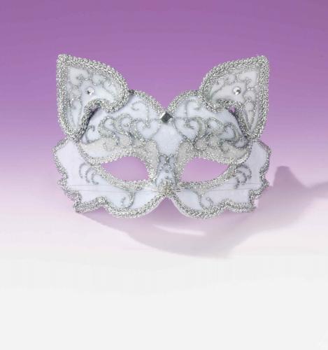 Белая маска кошечки - купить 