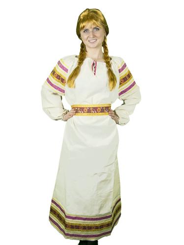 Сарафан Василиса с красным узором - купить 