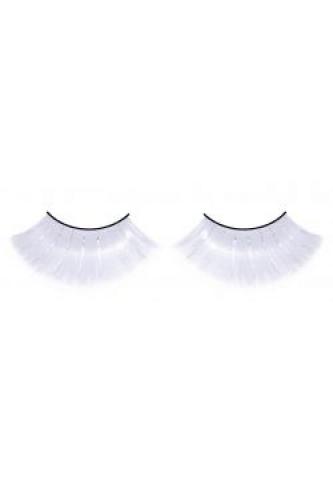 Ресницы белые с серебром - купить 