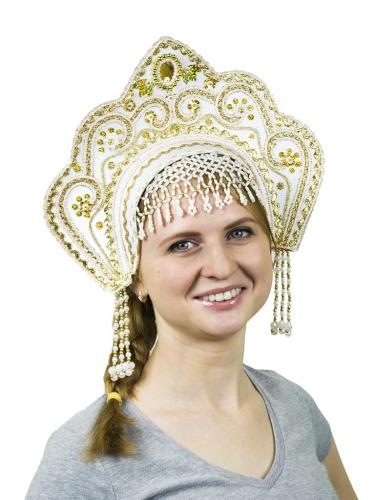 Белый кокошник Фантазия - купить 