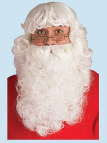 Парик и борода Санта Клауса Делюкс - купить 