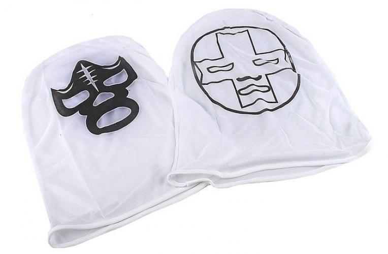 Белая маска с рисунком - купить 