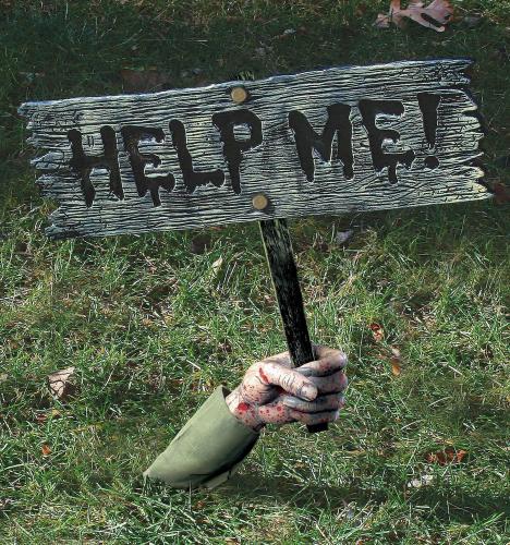 Табличка в руке Help Me - купить 