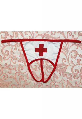 Белые стринги медсестры - купить 