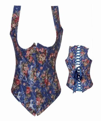 Корсет с цветочным принтом - купить 