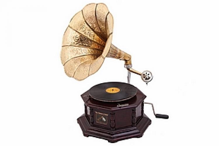 Граммофон 14" восмигранник гладкий №171