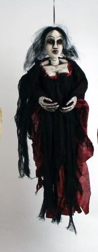 Подвесная фигура женщина-вампир со светящимися глазами 90см - купить 