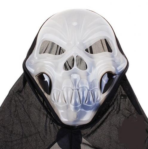 Светоотражающая маска черепа в накидке - купить 