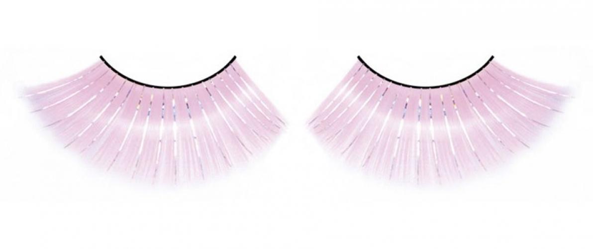 Ресницы блестящие розовые - купить 
