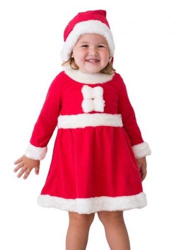Костюм маленькой внучки Санты - купить 