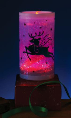 Декоративная свеча с оленем - купить 