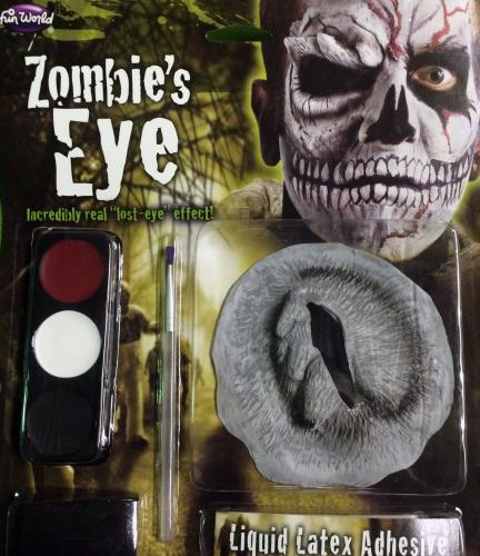 Набор для грима зомби без глаза