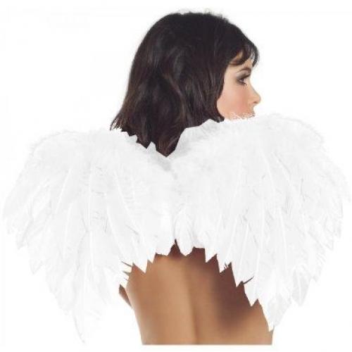 Перьевые крылья белого цвета - купить 