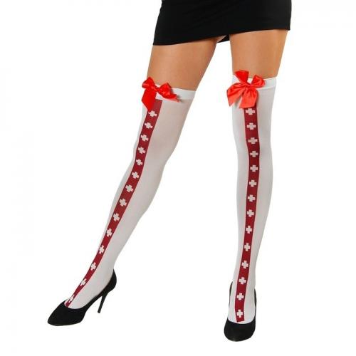 Чулки медсестры с бантиками - купить 
