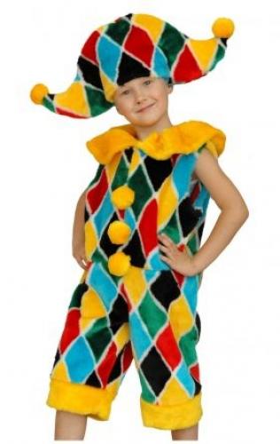 Детский костюм веселого шута - купить 