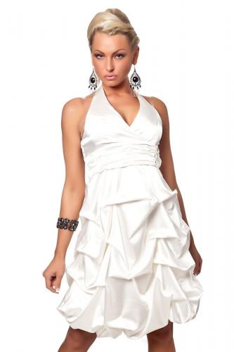 Белое платье до колен - купить 