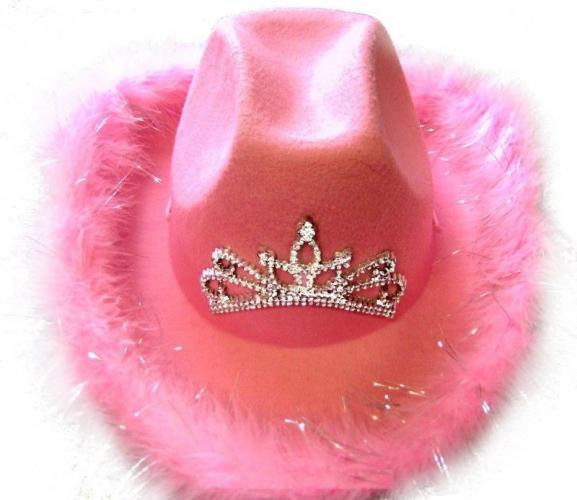 Шапка ковбойская розовая - купить 