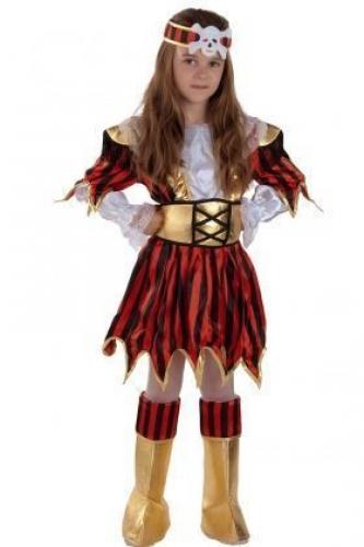 Детский костюм грозной пиратки - купить 