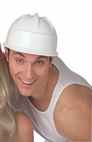 Белая строительная каска - купить 