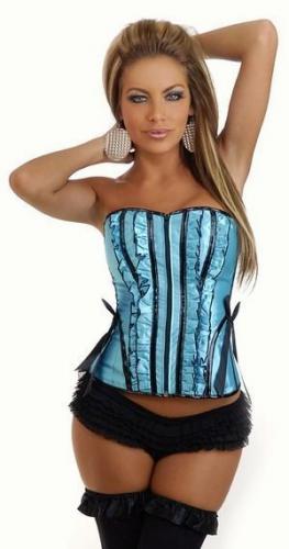 Синий корсет 