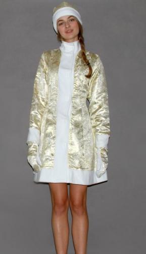 Золотой костюм Снегурочки - купить 