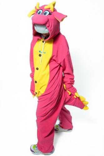 Кигуруми Розовый Дракончик - купить 