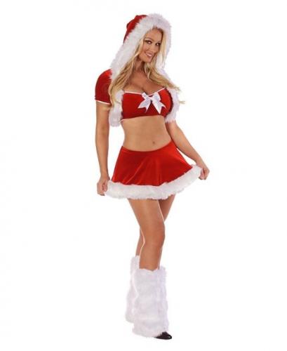 Костюм флиртующей снегурочки - купить 
