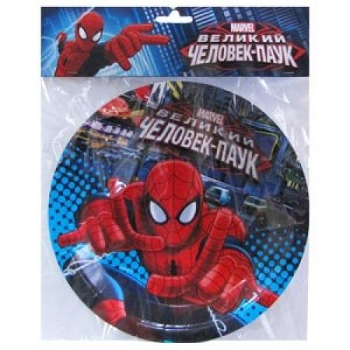 Бумажные тарелки Человек Паук - купить 