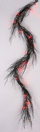 Светящаяся блестящая гирлянда оранжевая - купить 