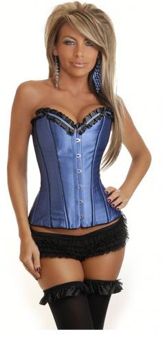 Корсет - синий бурлеск - купить 